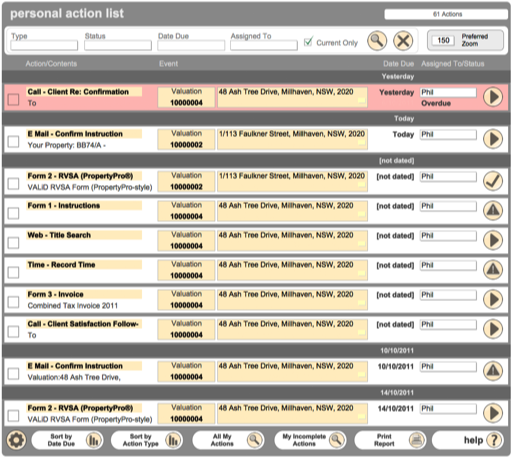 Your Tasks - Property and Job Details are within Easy Reach